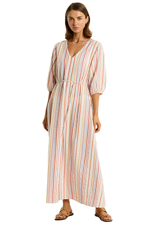 Платье Sea Level Boho Stripe Long Dress - MixBikini