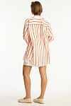 Рубашка Sea Level Corfu Stripe Shirt Flame - MixBikini