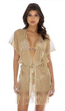 Туника пляжная Luli Fama Golden Queen