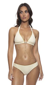 Лиф Luli Fama Luxe Triangle Halter - Luxe Stich Seamless Ruched Back