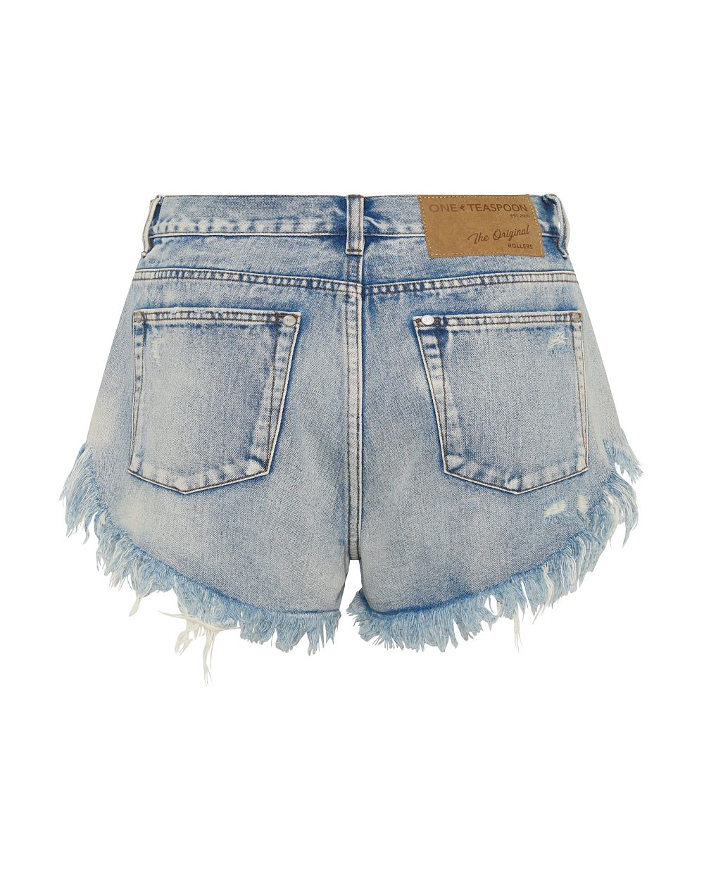 Шорты One Teaspoon Rollers Low Waist Denim Shorts - MixBikini