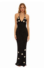 Платье Beach Bunny Cyrus Maxi Dress Black