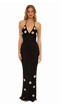 Платье Beach Bunny Cyrus Maxi Dress Black