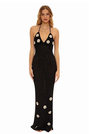 Платье Beach Bunny Cyrus Maxi Dress Black - MixBikini